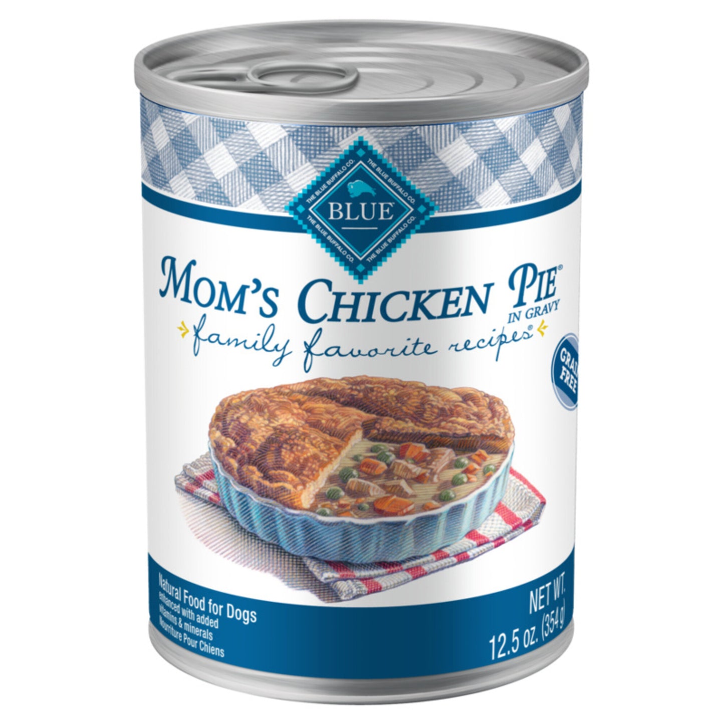 Blue Buffalo Family Favorites Mom's Chicken Pot Pie Canned Dog Food