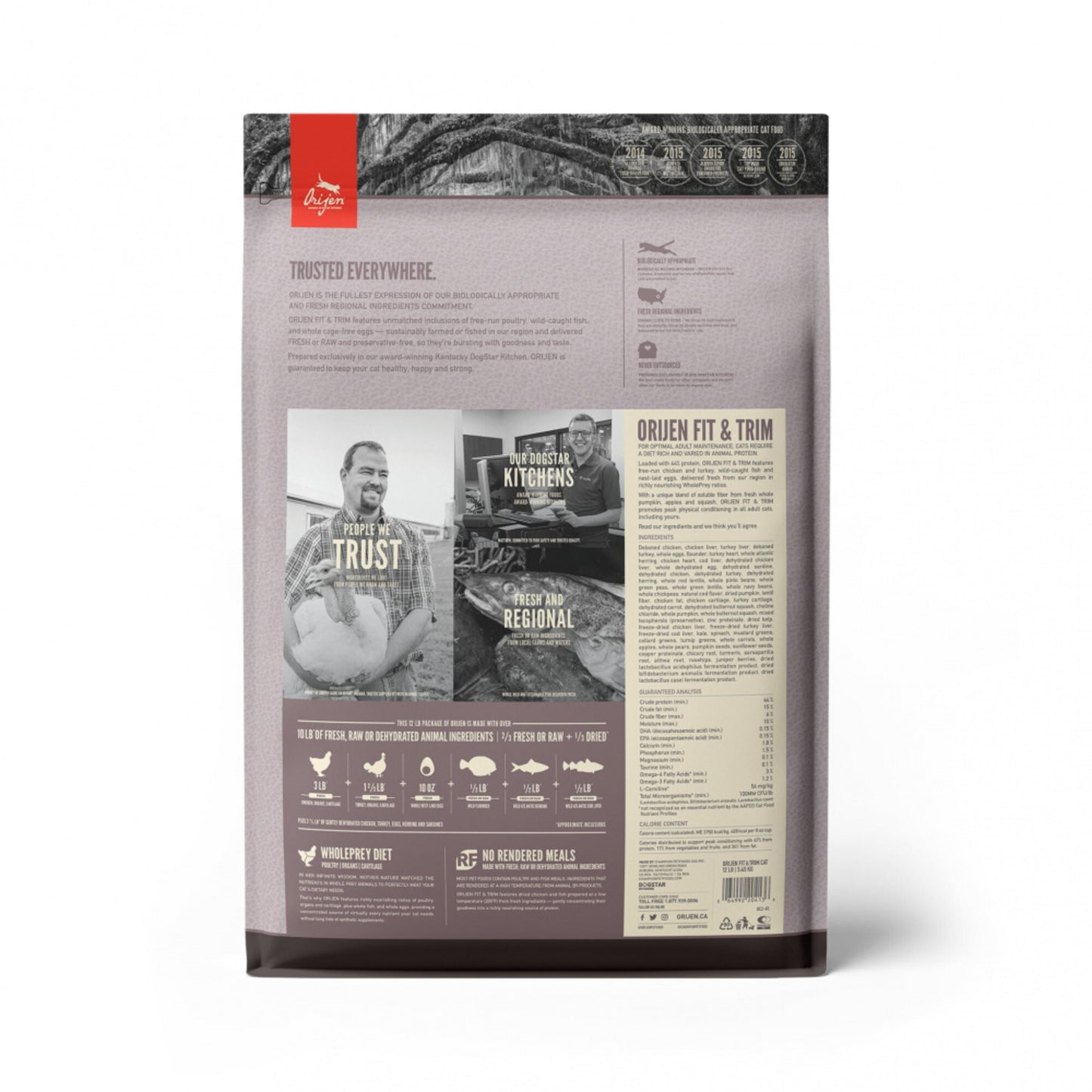 ORIJEN Grain Free Fit & Trim Dry Cat Food