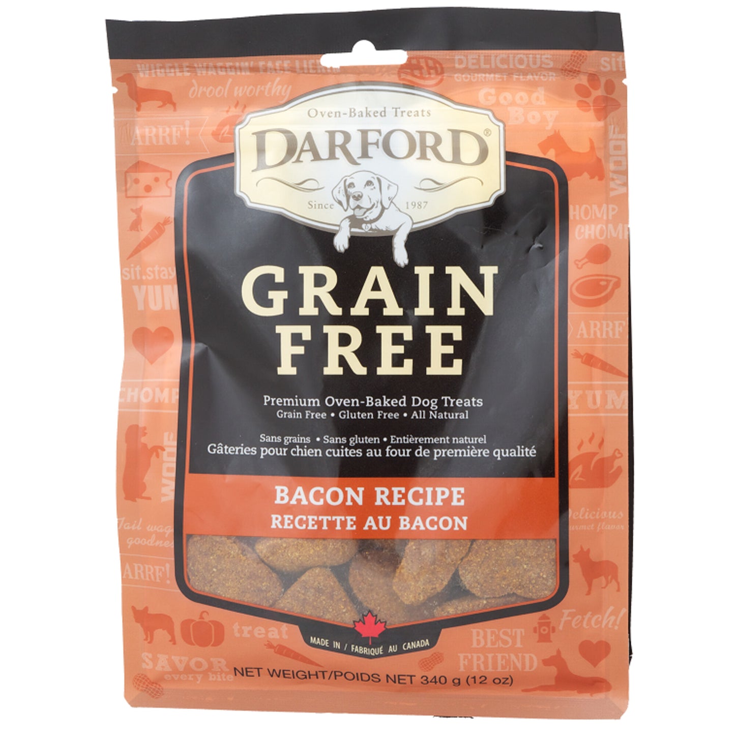 Darford Grain Free Bacon Recipe Oven Baked Dog Treats