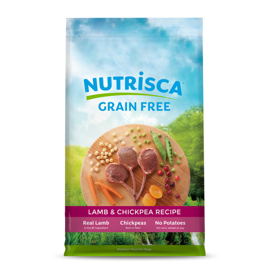 NUTRISCA Grain Free Lamb and Chickpea Recipe Dry Dog Food