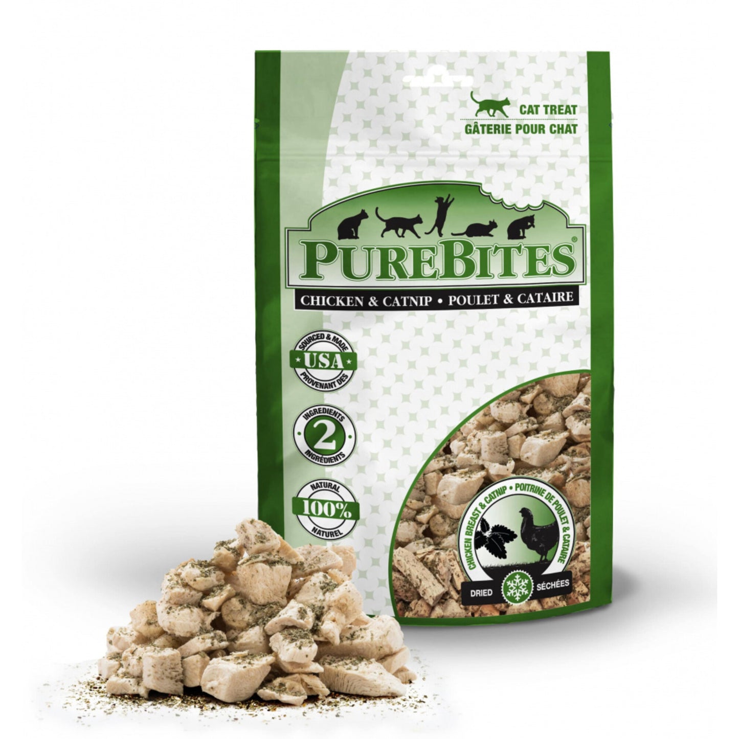PureBites Chicken Breast & Catnip Freeze Dried Cat Treats
