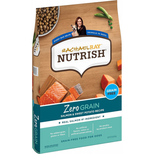 Rachael Ray Nutrish Zero Grain Natural Salmon & Sweet Potato Recipe Dry Dog Food