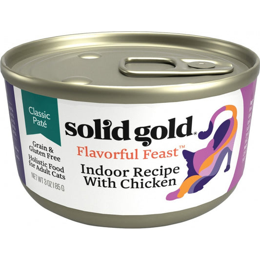 Solid Gold Flavorful Feast Grain Free Indoor Recipe with Chicken Canned Cat Food