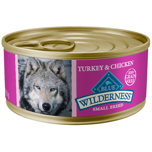 Blue Buffalo Wilderness Grain Free Small Breed Turkey & Chicken Grill Canned Dog Food