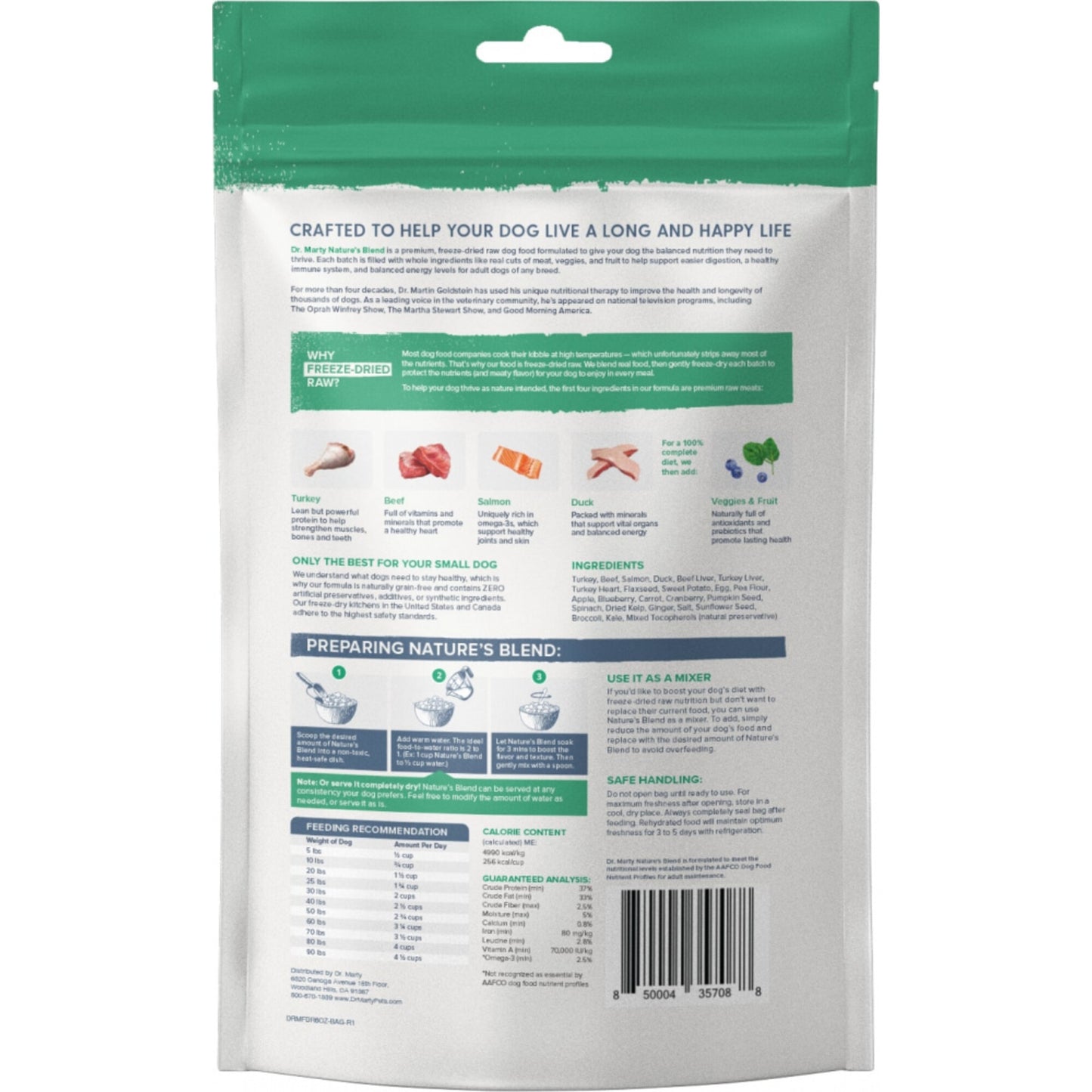 Dr. Marty Nature's Blend for Active Vitality Seniors Freeze Dried Raw Dog Food