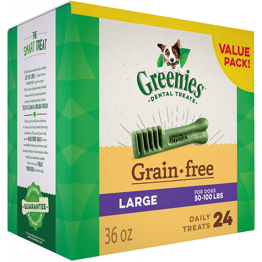 Greenies Large Grain Free Dental Dog Chews