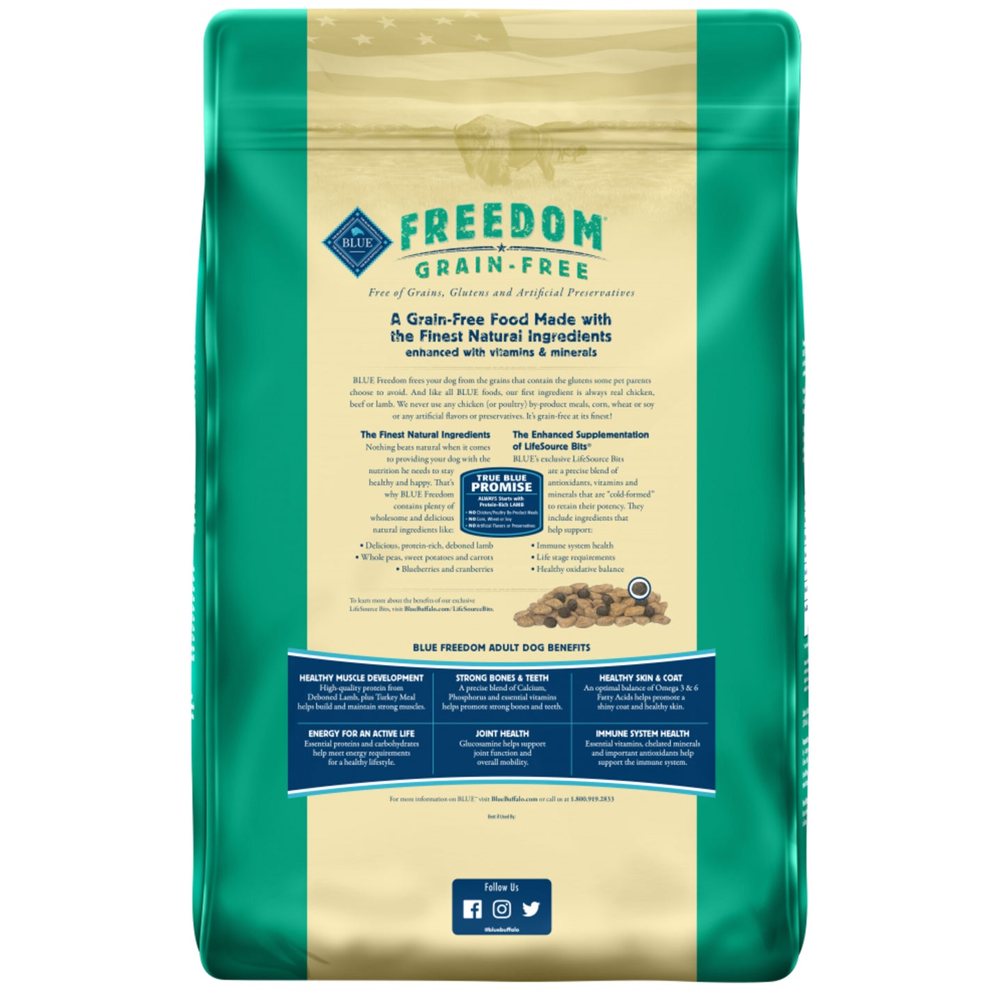 Blue Buffalo Freedom Adult Lamb Recipe Dry Dog Food