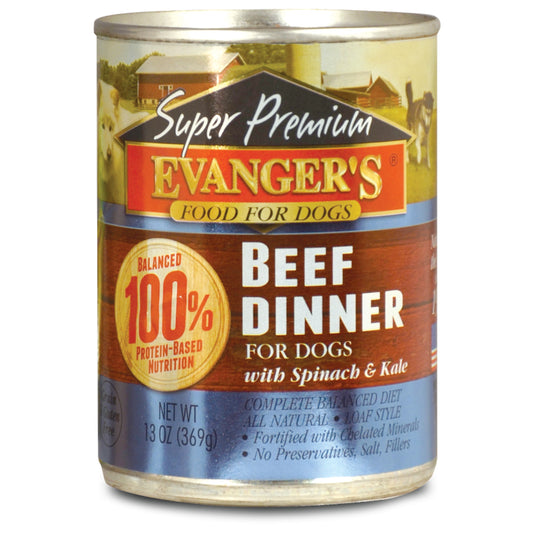 Evangers Super Premium Beef Dinner Canned Dog Food