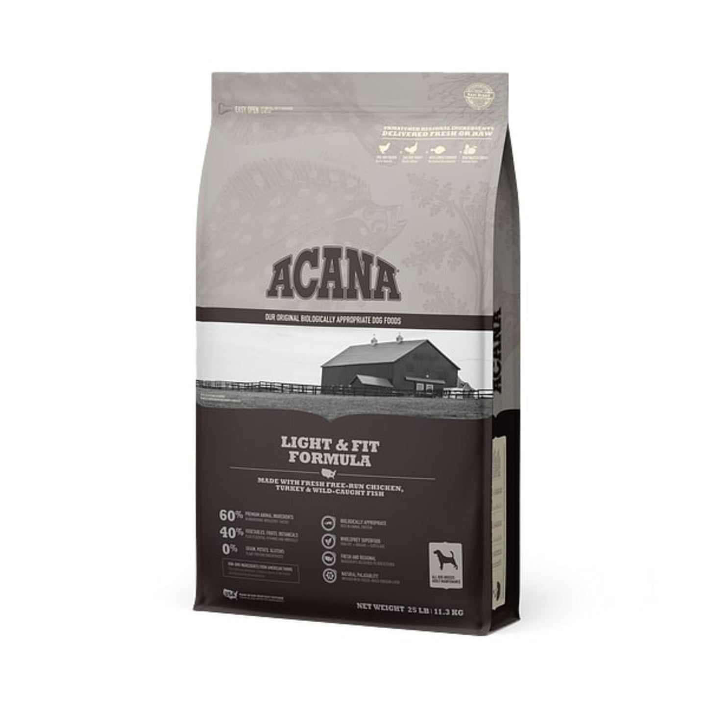 ACANA Light & Fit Formula Grain Free Dry Dog Food