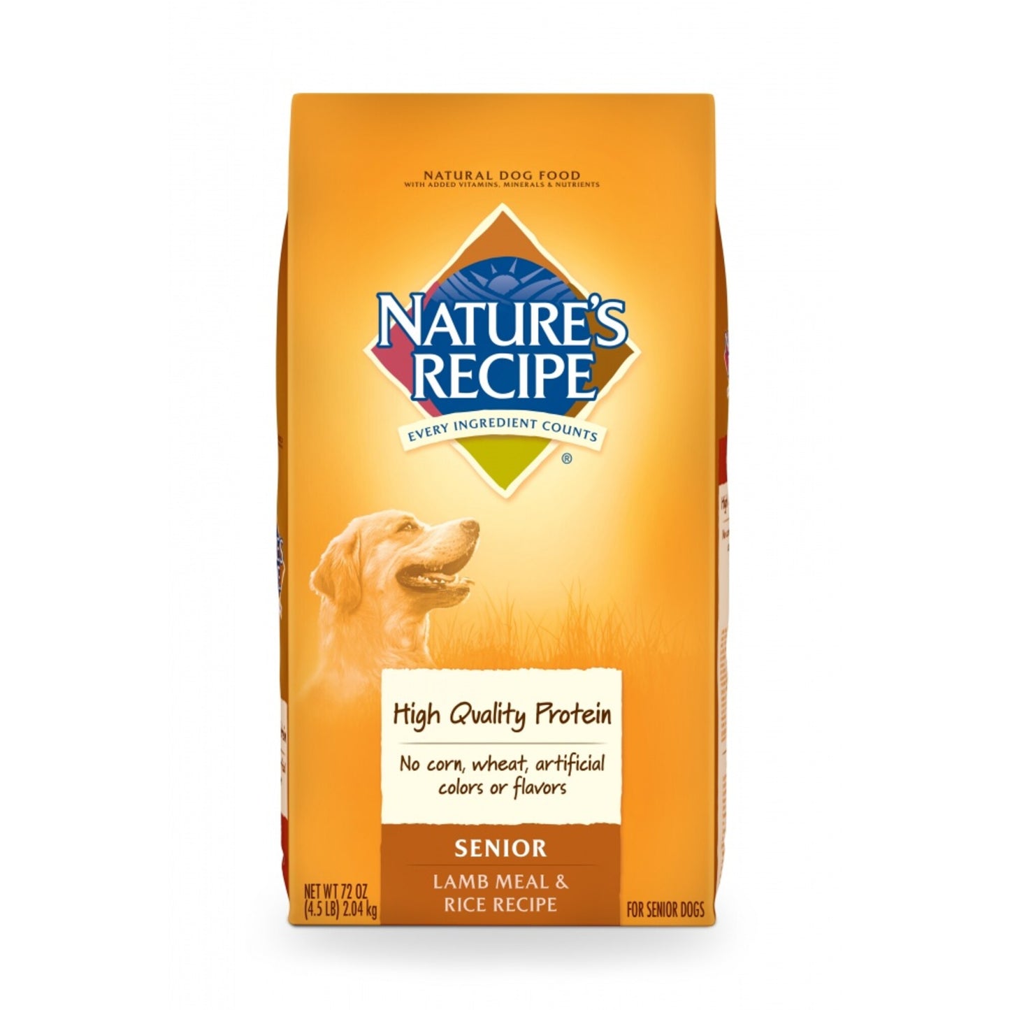 Nature's Recipe Senior Lamb Meal And Rice Recipe Dry Dog Food