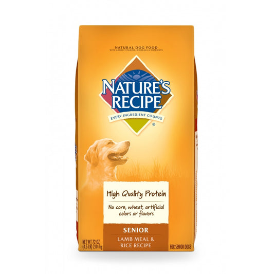 Nature's Recipe Senior Lamb Meal And Rice Recipe Dry Dog Food
