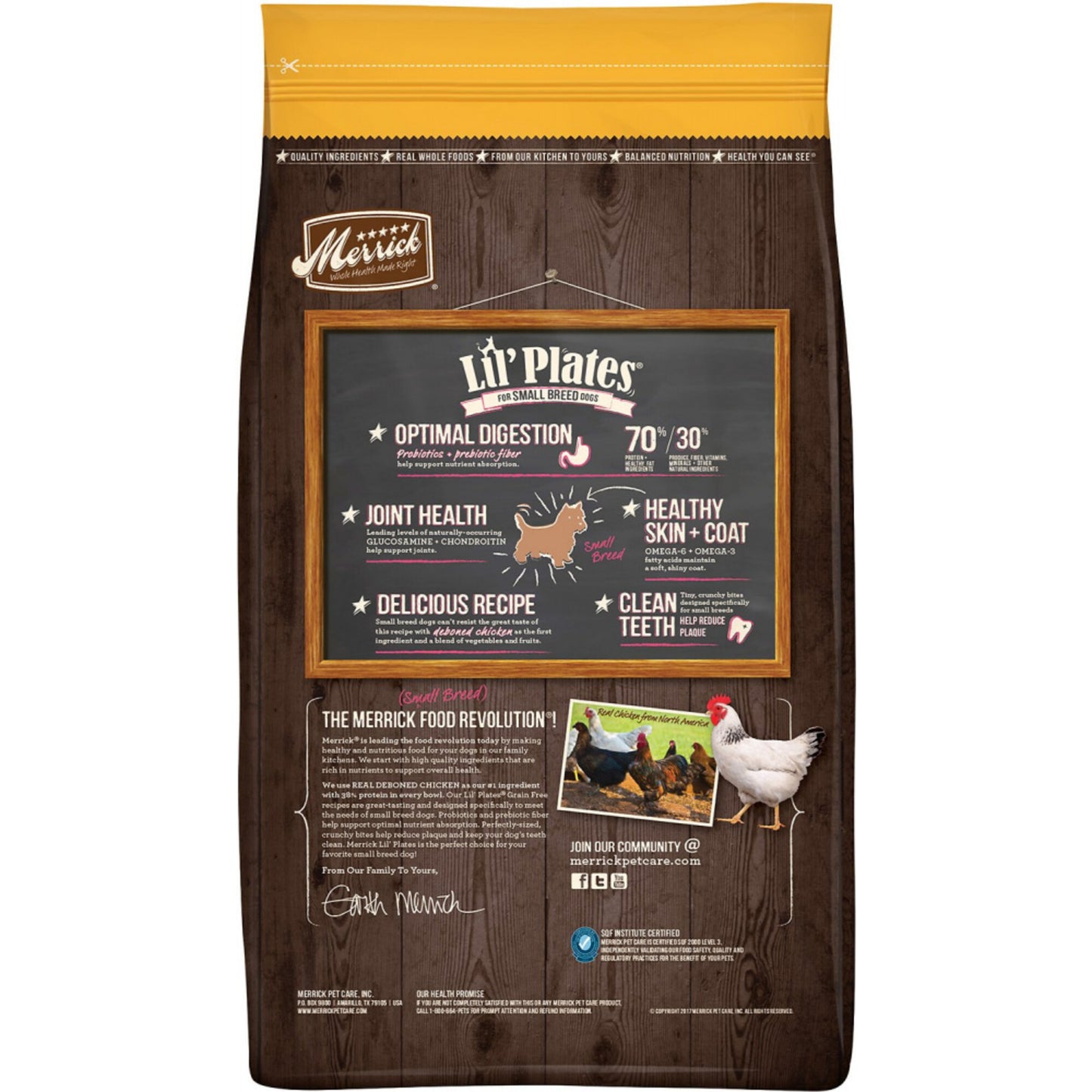 Merrick Lil' Plates Small Breed Grain Free Real Chicken & Sweet Potato Dry Dog Food