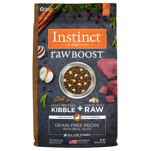 Instinct Raw Boost Grain Free Recipe with Real Duck Natural Dry Dog Food
