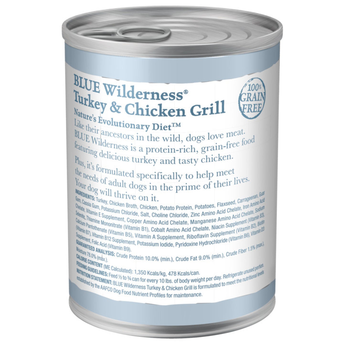 Blue Buffalo Wilderness Turkey & Chicken Grill Canned Dog Food