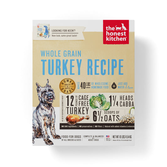 The Honest Kitchen Whole Grain Turkey Recipe Dehydrated Dog Food