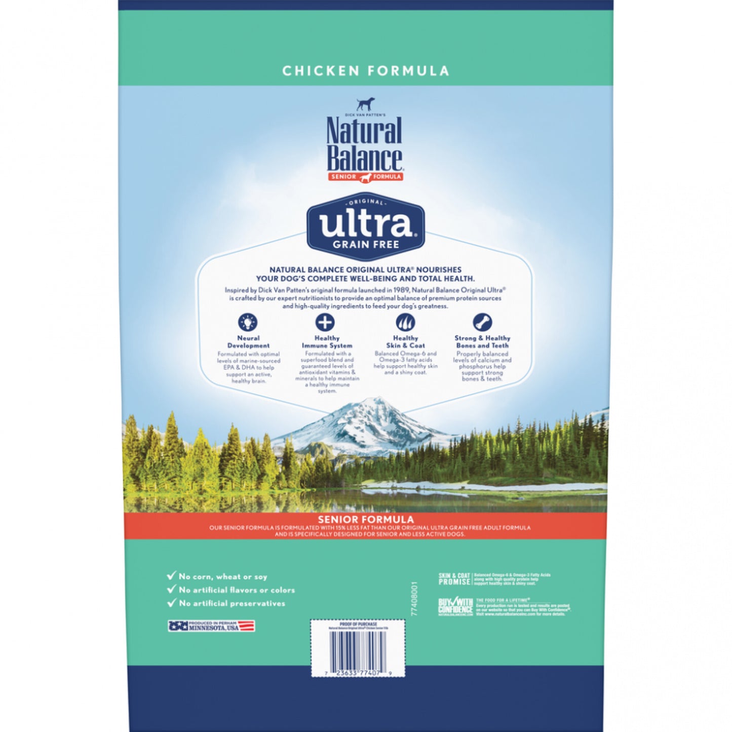 Natural Balance Original Ultra Grain Free Senior Recipe with Chicken Dry Dog Food