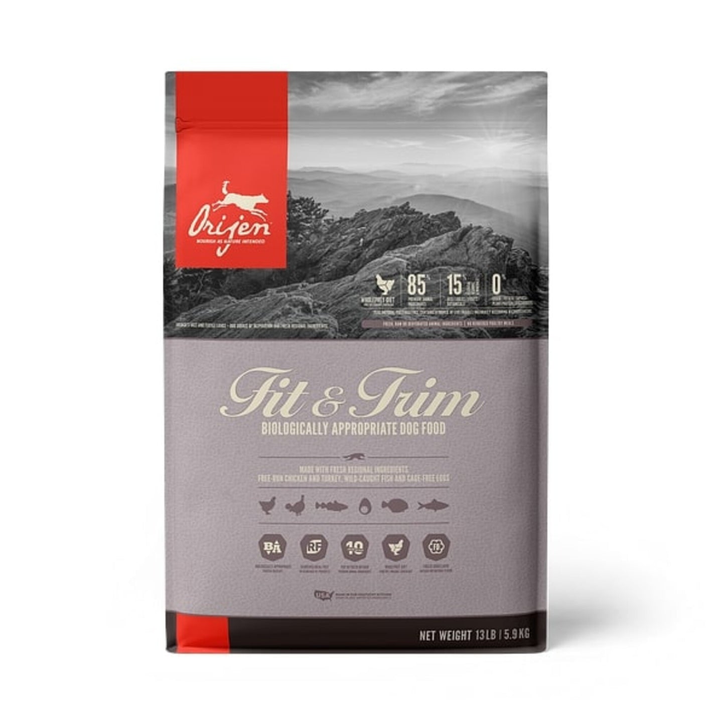 ORIJEN Grain Free Fit & Trim Dry Dog Food