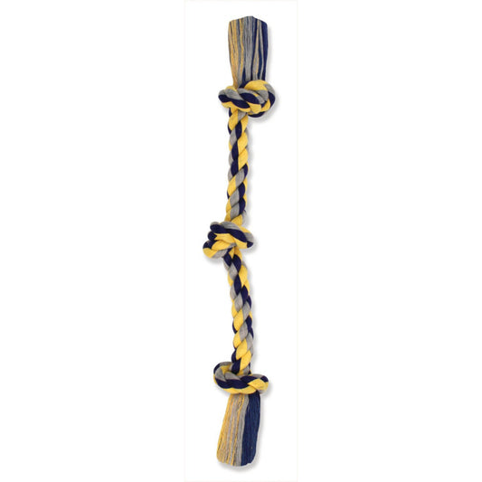 Mammoth Cottonblend 3 Knot Rope Tug Dog Toy