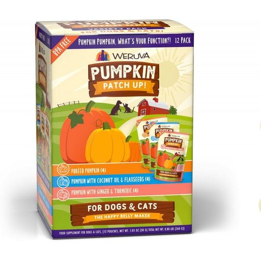 Weruva Pumpkin Patch Up! Pumpkin Pumpkin What's Your Function Variety Pack Dog & Cat Wet Food Supplement