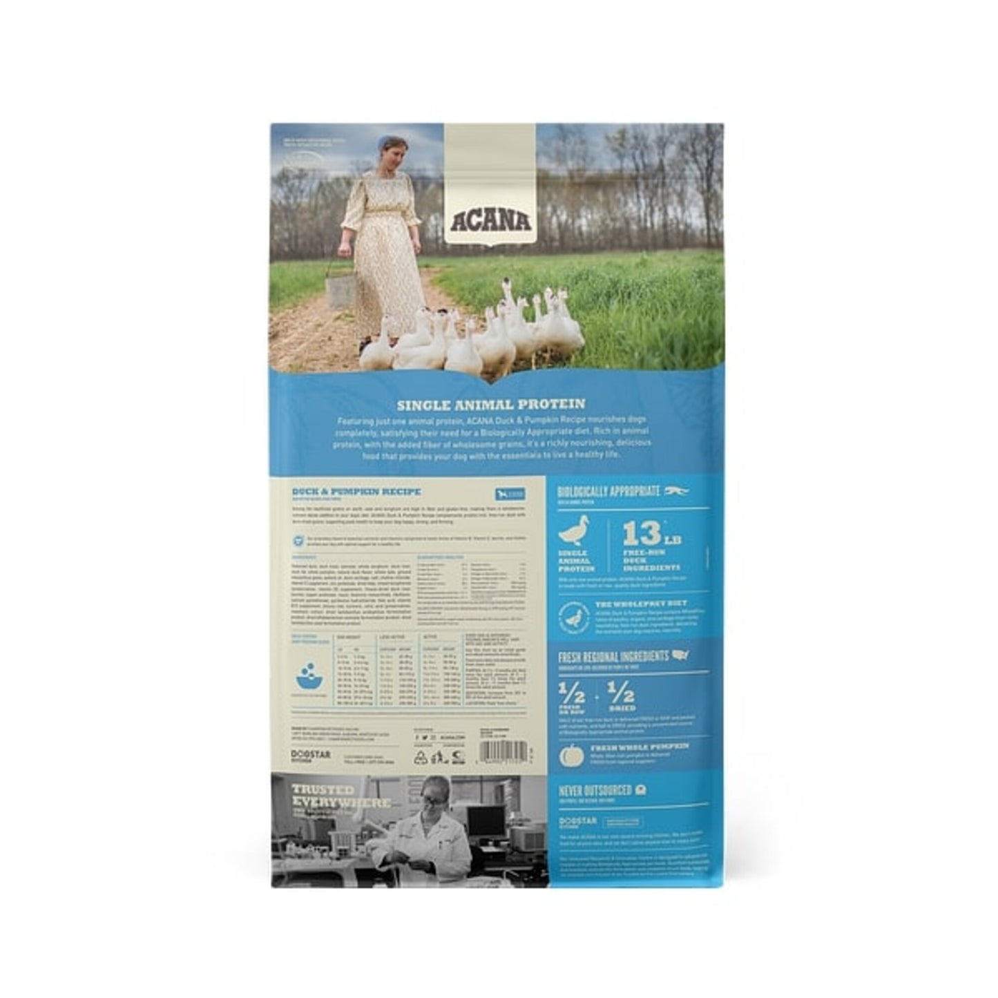 ACANA Singles + Wholesome Grains Limited Ingredient Diet Duck & Pumpkin Recipe Dry Dog Food