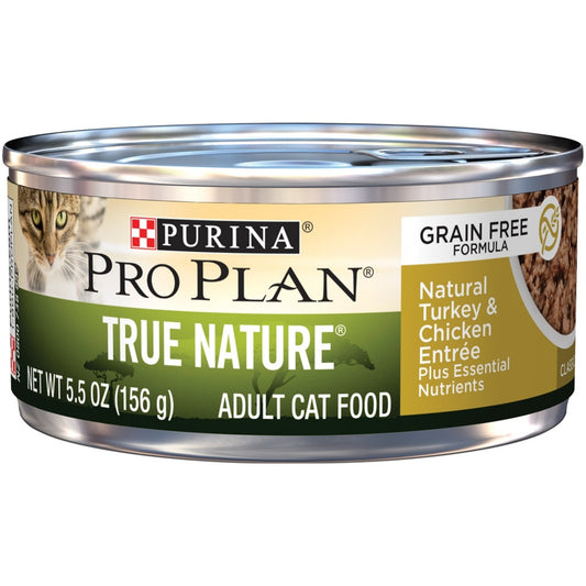 Purina Pro Plan True Nature Grain Free Adult Turkey & Chicken Entree Canned Cat Food