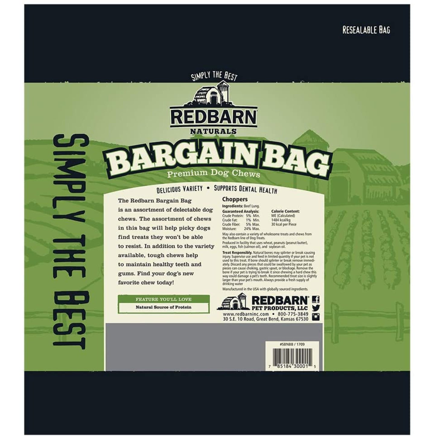 Redbarn Naturals Dog Treat Bargain Bag
