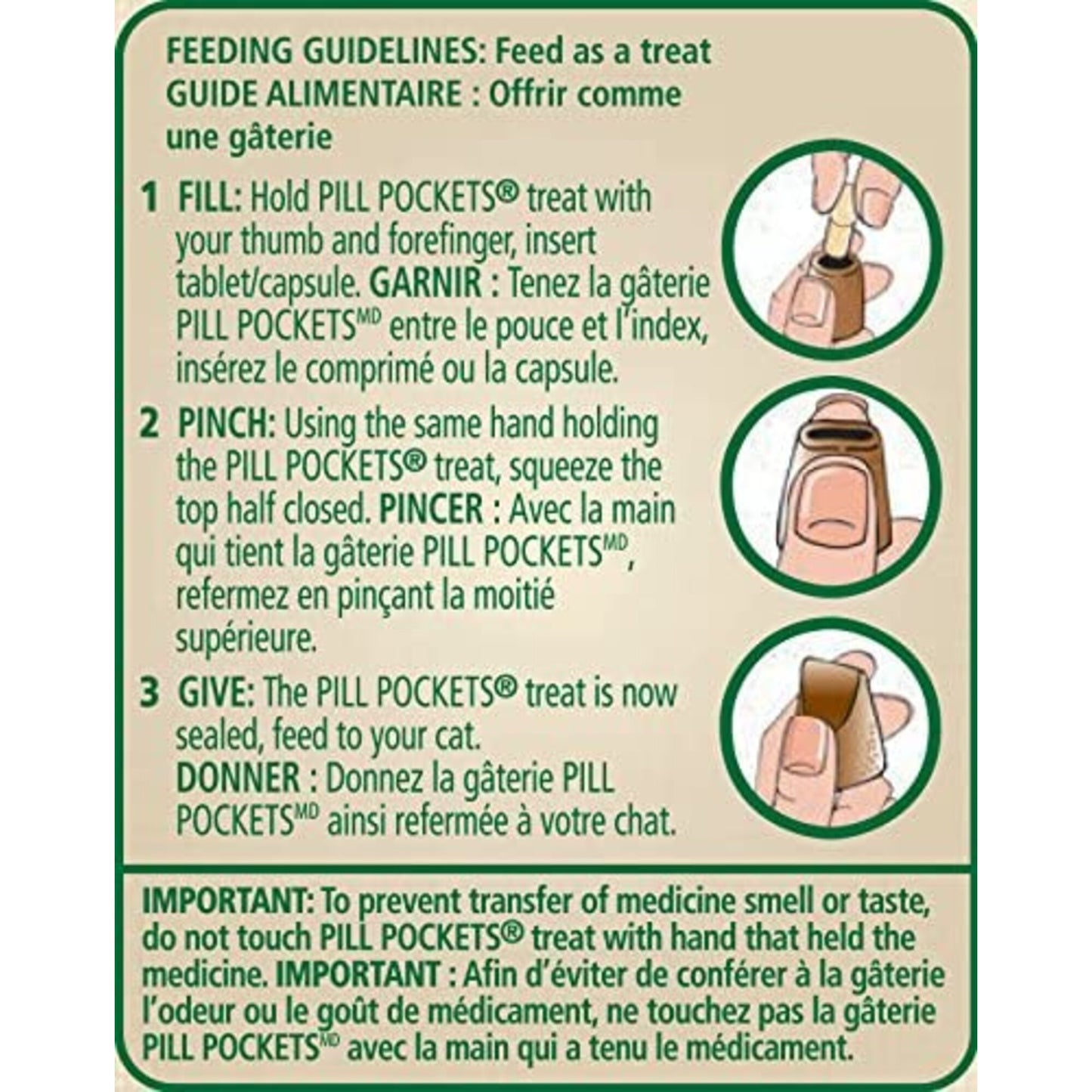 Greenies Pill Pockets Feline Chicken Flavor Cat Treats