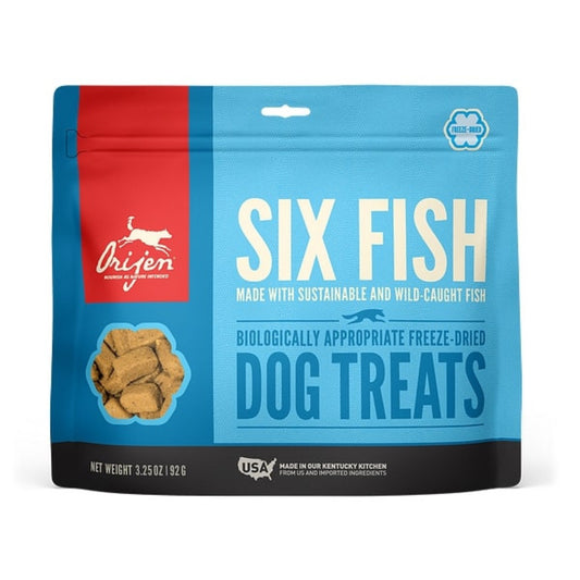 ORIJEN Grain Free Six Fish Freeze Dried Dog Treats