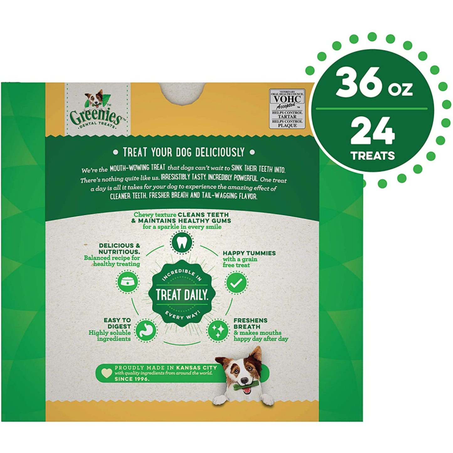 Greenies Large Grain Free Dental Dog Chews